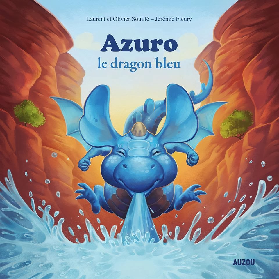 «Azuro, le dragon bleu», un album jeunesse illustré par un dijonnais