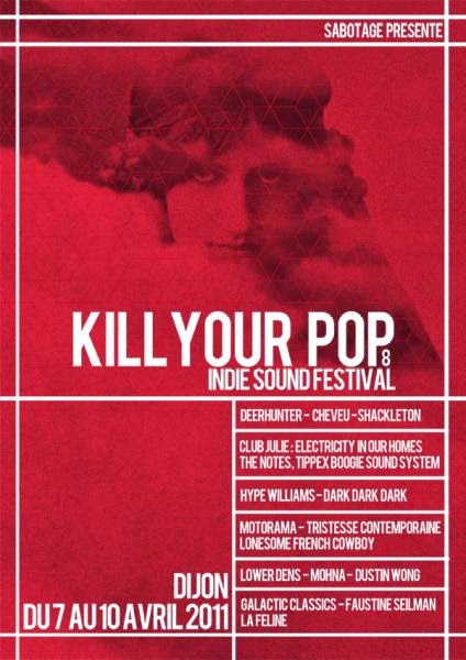 DU 7 AU 10 AVRIL : Dijon « Kill Your Pop » !